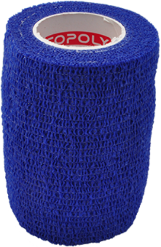 Immagine di Bendaggio elastico autoadesivo 7,5 cm - Blu