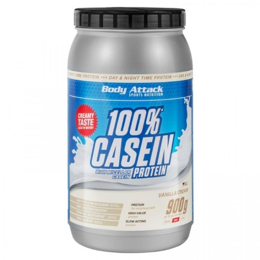 Immagine di PROTEINA CASEINA 100% - 900G VANIGLIA BODY ATTACK