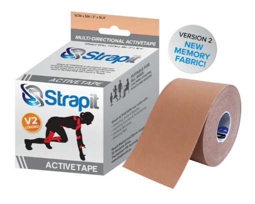 Immagine di ACTIVETAPE 7,5CM x 5M – BEIGE A RIGHE