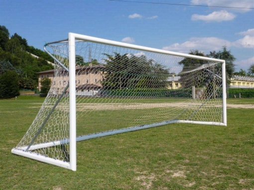 Immagine di Poarta Fotbal Mobila Aluminiu 7.32x2.44 m, model independent profesional
