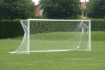 Immagine di Poarta Fotbal Mobila Aluminiu 7.32x2.44 m, cu cadru fix de sol