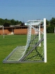 Immagine di Poarta Fotbal Mobila Aluminiu 7.32x2.44 m, cu cadru fix de sol