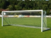 Immagine di Poarta Fotbal Mobila Aluminiu 6x2 m, model independent cu cadru de sol