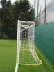 Immagine di Poarta futsal otel 3x2 m, montata in manșoane, cu suporturi sudate si lant pentru plasa