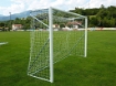 Immagine di Poarta Futsal Aluminiu 3x2 m, independenta, cu colturi sudate si suporturi rabatabile pentru plasa
