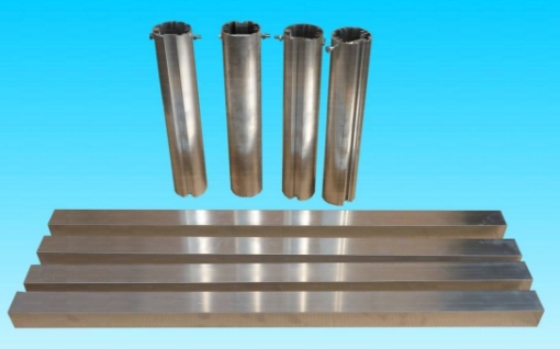 Immagine di Kit mansoane poarta fotbal aluminiu Ø 80 mm – transformare din independenta in fixa