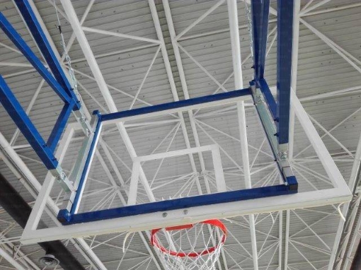 Immagine di Panou Baschet plexiglas 180x105 cm cu cadru din otel 
