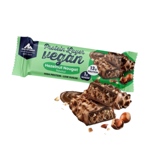 Immagine di Barretta proteica vegana 55g - Nougat alla nocciola