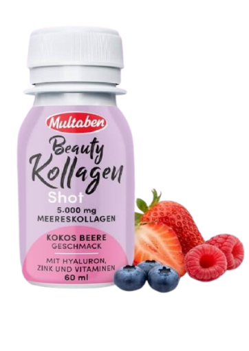 Immagine di Beauty Colagen Shot 60ml Cocos si Fructe de padure- Multaben 