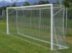 Immagine di Porta da calcio mobile in alluminio 6 × 2 m — Ø80 mm con rete inclusa — VI 6033