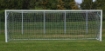 Immagine di Porta da calcio mobile in alluminio 6 × 2 m — Ø80 mm con rete inclusa — VI 6033